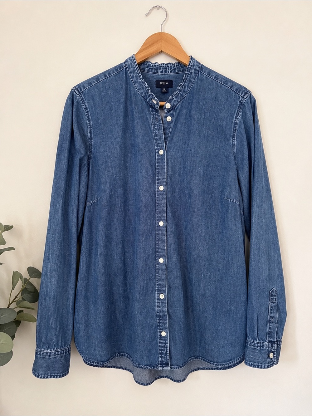 J. Crew Factory Blue Button Down Shirt